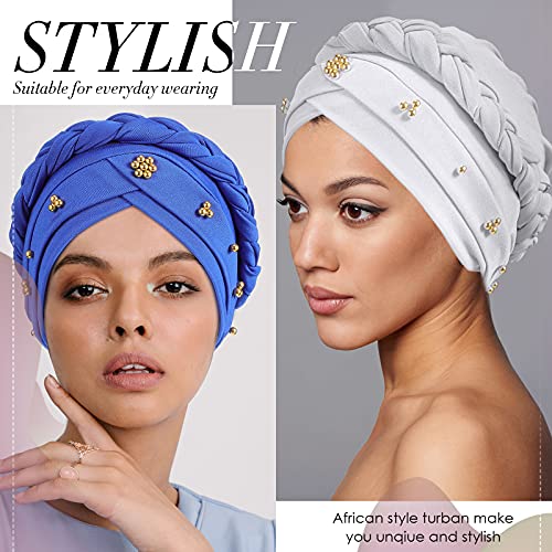 Classic Satinior 9 Pcs Head Turbans for Women Chemo Headbands Hair Wraps