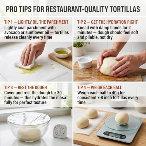 Uno Casa Cast Iron Tortilla Press 10 Inch & Comal Pan Bundle - Family Size with Variation