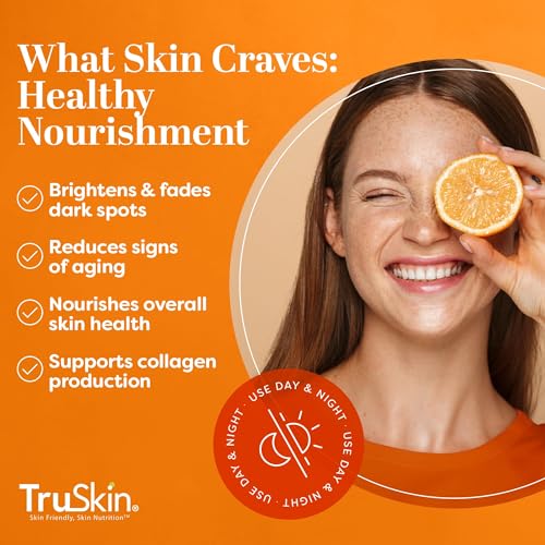 TruSkin Vitamin C Serum & Liquid Exfoliant Duo ? Vitamin C Face Serum 1oz & AHA, BHA, PHA Liquid Exfoliant 4.2oz for Brighter, Smoother Skin
