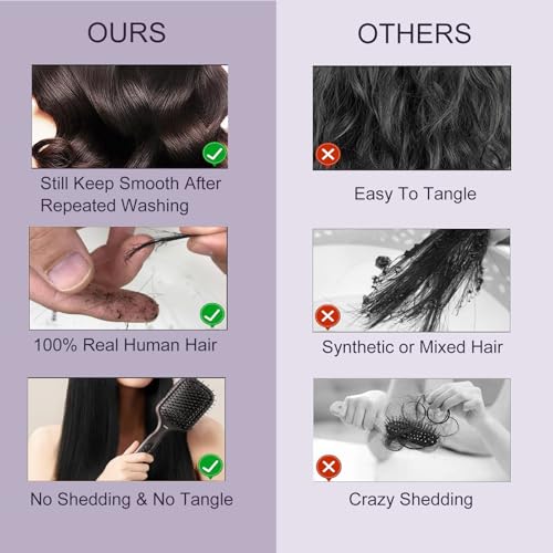 Deep Wave Human Hair Bundles 32 Inch - Wet & Wavy Brazilian Virgin Hair - Single Bundle