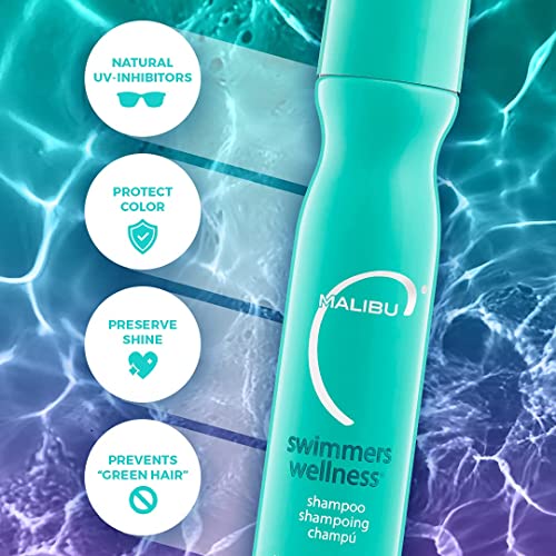 Malibu C Swimmers Wellness Shampoo & Conditioner Set - Chlorine Damage Protection