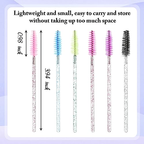 Disposable Mascara Wands 1000 Pack - Eyelash Brush Spoolies for Lash Extensions