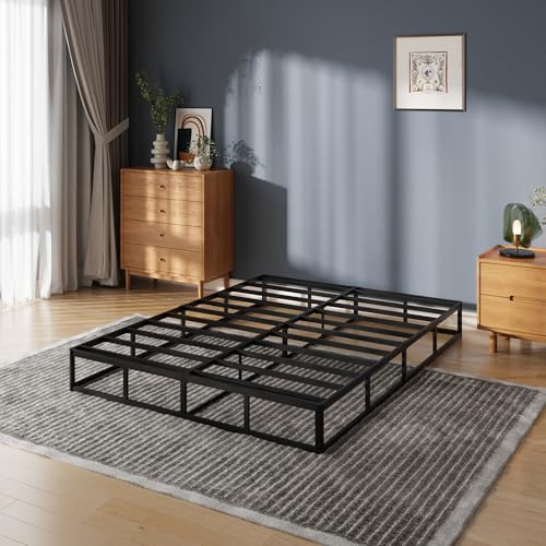 ZASHONT 9 Inch Queen Box Spring Bed Foundation - Heavy Duty Metal Support, Noise-Free, Easy Assembly