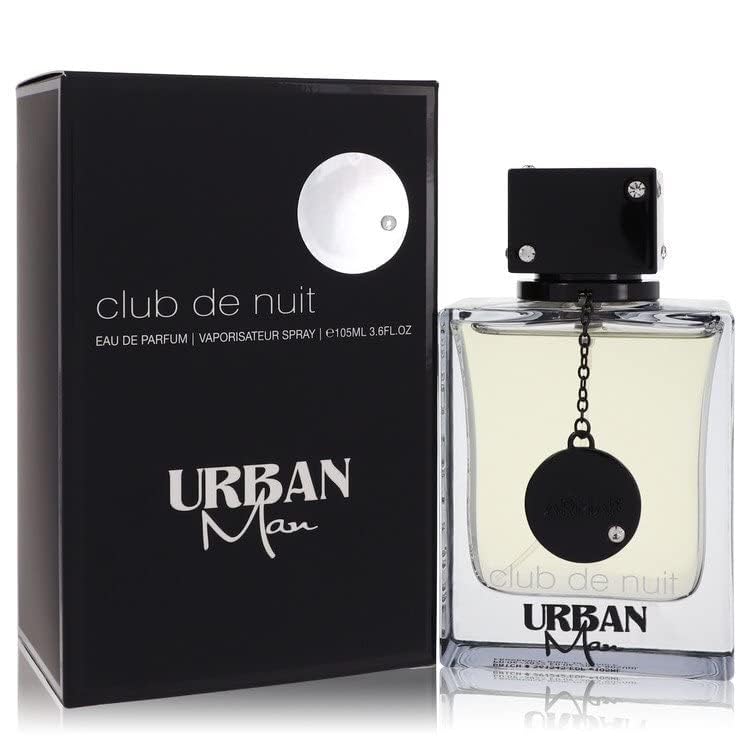 Armaf Club De Nuit Urban Men Eau de Parfum Spray 3.6 Fl Oz - Woody Spicy Fragrance