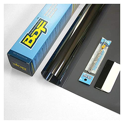 Buydecorativefilm NA05 Black Window Film 48in x 24ft Daytime Privacy Sun Control