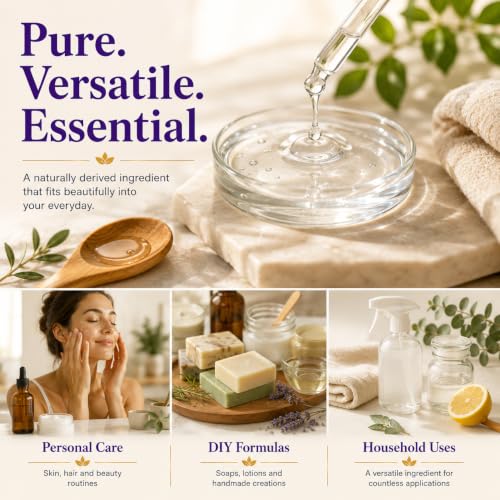 US+ Vegetable Glycerin Food Grade USP 1 Gallon - Pure Natural Moisturizer & DIY Ingredient