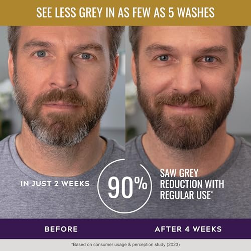 Just for Men Control GX + THK Beard Wash 4 Fl Oz Gray Reducer & Thickener - Pack of 1