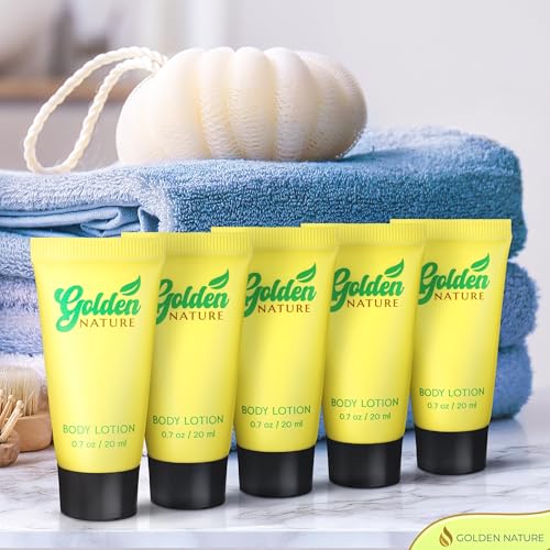 Travel Size Hotel Body Lotion - Jasmine, 0.7 fl oz, 100 PK - Delight Your Guests with Soothing & Refreshing Body Lotion - Bulk Small Size Toiletries for Airbnb, Motels & Guest Rooms