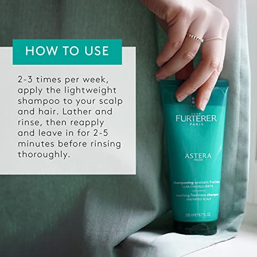 René Furterer Astera Fresh Soothing Shampoo - 6.7 Fl Oz, Calms Irritated Scalp