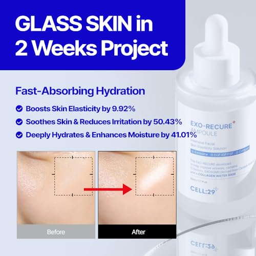 CELL29 Exo-Recure Ampoule with Exosome & Collagen for Deep Hydration & Anti-Aging 50ml