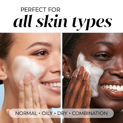 Olay Hyaluronic Acid Face Wash 32 Count Pack of 4 - Fragrance-Free Daily Gentle Cleanser for All Skin Types