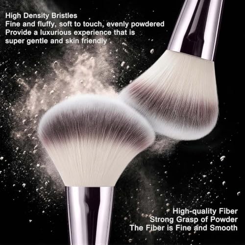 HGHDBT 84K Brown Professional Makeup Brush Set with Case - Multi-Functional Tools