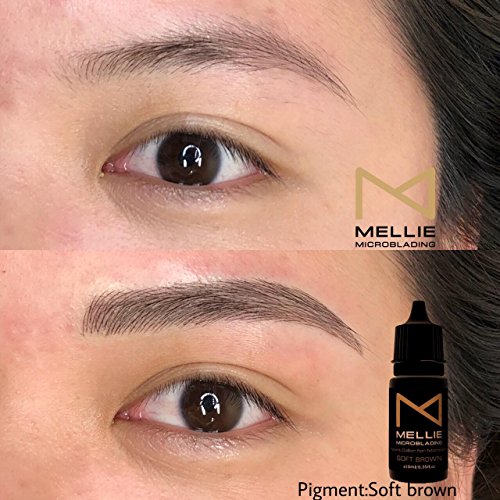 Microblading Pigment 10ml Soft Brown - Medical Grade Eyebrow Tattoo Ink