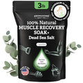 Aromasong Muscle Recovery Bath Salt 48 oz Eucalyptus & Tea Tree - Dead Sea & MSM Soak