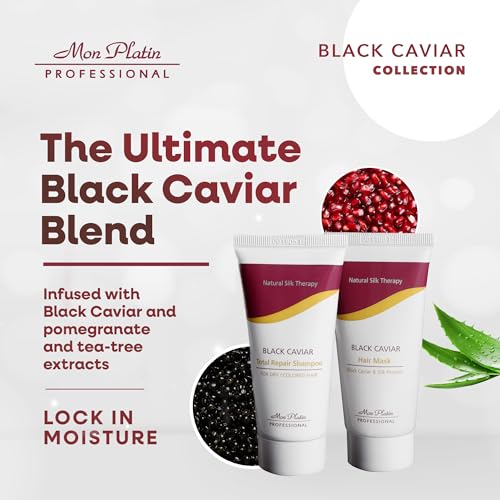 Travel Hair Treatment Kit for Dry & Colored Hair with Silk & Caviar