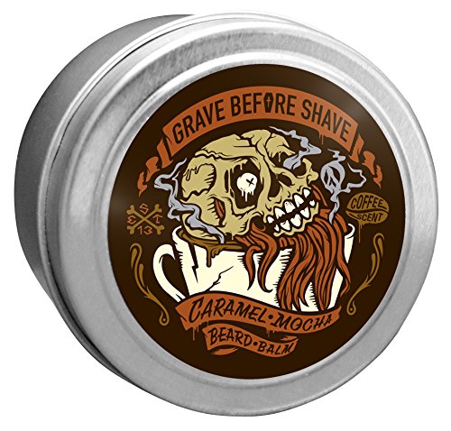 Beard Grooming Kit with Caramel Mocha Scent - 2 pcs Beard Balm & Oil - Variations of THIS listing