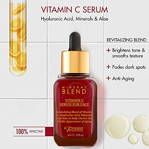 Vitamin C Facial Serum with Hyaluronic Acid & Rose Hip - 1.02 Fl Oz - Pack of 1