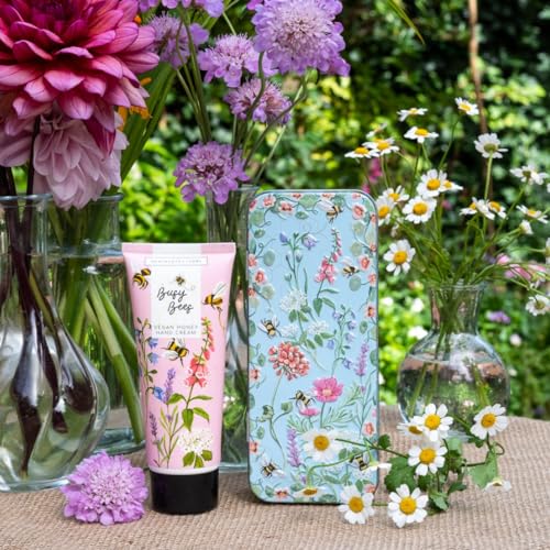 Heathcote & Ivory Vegan Honey-Free Hand Cream in Bee Tin - 3.4oz