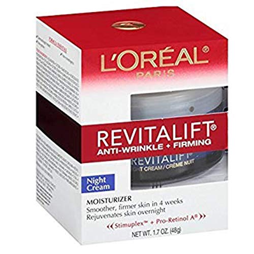L'Oreal Paris RevitaLift Anti-Wrinkle Night Cream Set - 1.7 oz Pack of 3