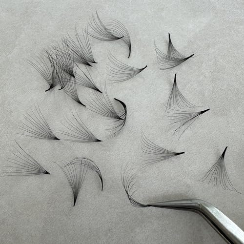 500 Wispy Premade fans 10D 0.07 Mixed Volume Eyelash Extensions Tray-20D Fans,D Curl Lash Fans, Pointed Handmade Loose Thin Base Fans (500 Count (Pack of 1), 10D 0.07 8-15mm)