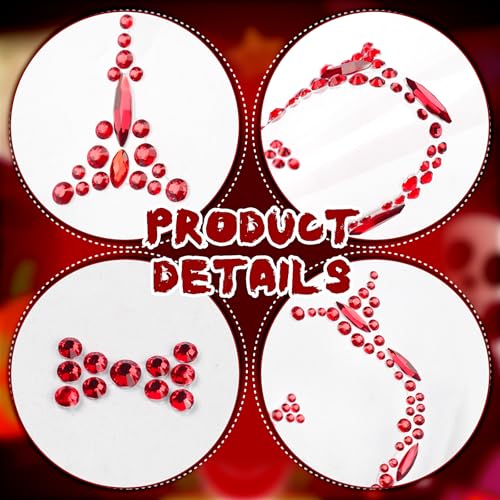 Ceiba Tree Day of Dead Tattoos Halloween Temporary Sugar Skull Face Tattoos Skeleton Floral Full Skull Face Mask Stickers Party Supplies