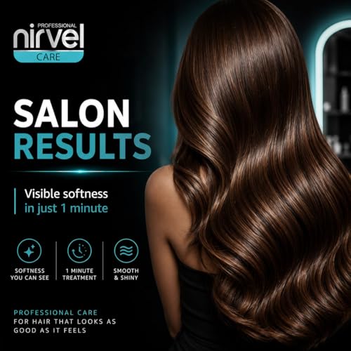 Nirvel Xpress Mask – 1 Minute Hydrating Hair Mask for All Hair Types, Lightweight Treatment