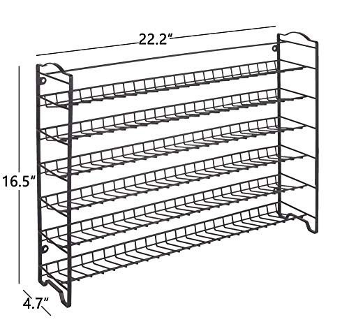 Spice Rack Organizer with 72 Glass Jars and 340 Labels – Kitchen Spice Storage