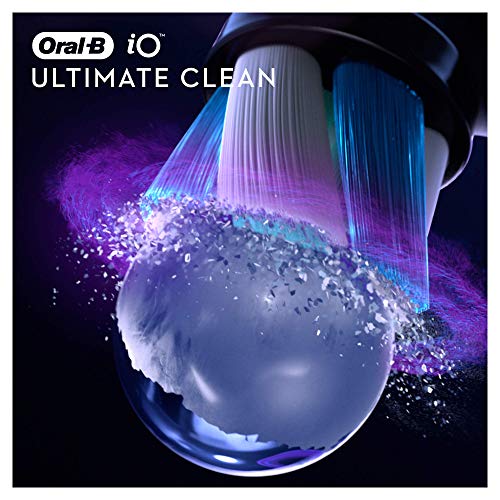 Oral-B iO Ultimate Clean Replacement Brush Heads Black Pack of 4 for Deep Oral Care