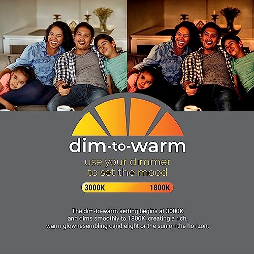 600 Lumens 6-Inch LED Recessed Light Trim with Selectable Color Temp - Pack of 4