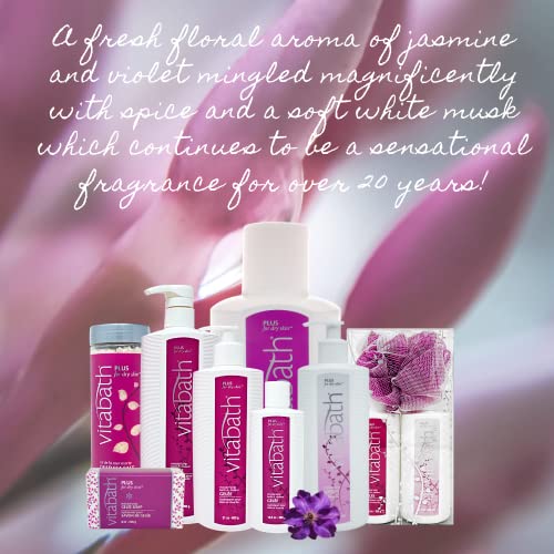 Jasmine Bath & Shower Gel for Dry Skin - 21 oz Moisturizing Body Wash with Replenishing Oils