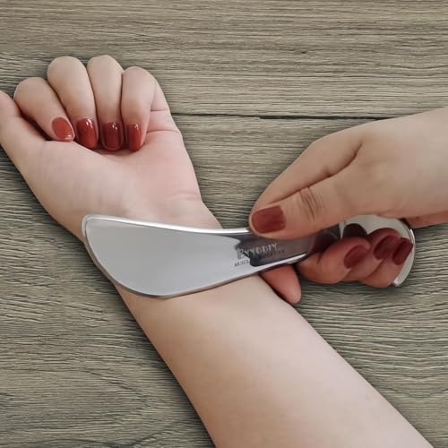 BYYDDIY SBC Muscle Scraper Set Stainless Steel Massage Tools with Storage Bag
