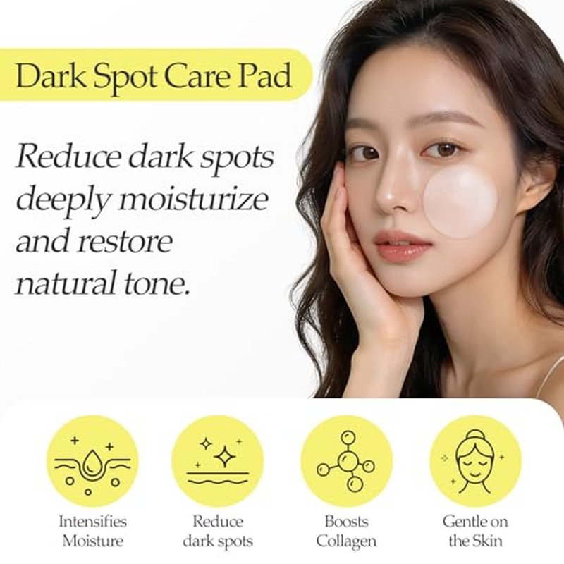 AVEYA Dark Spot Pads - Daily Skincare for Wrinkles and Dull Skin, with Snail Mucin, Collagen, Niacinamide & Centella Hydration Pad, Soothes and Brightens - 100 Count