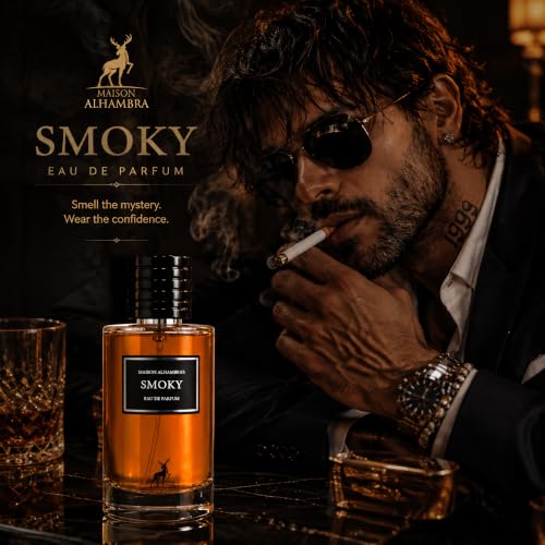 Unisex Smoky Eau de Parfum Spray - Long-Lasting Woody Fragrance 3.4 Oz