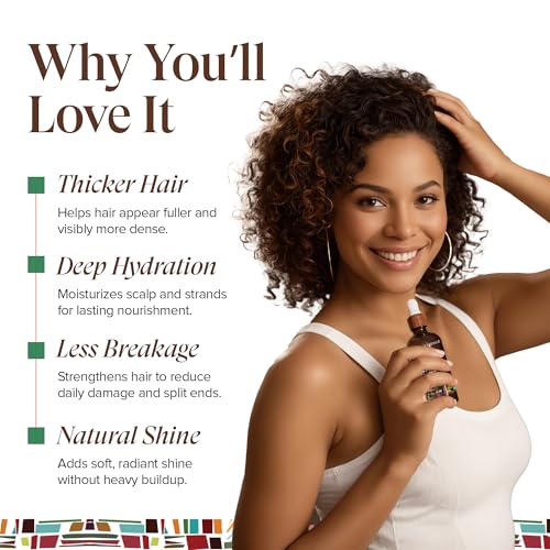 Haitian Black Castor Oil with Rosemary & Peppermint - Cold Pressed, 3.4 Fl Oz, Pack of 2 - Hair & Skin Moisturizer