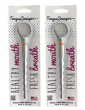 Stainless Steel Tongue Cleaner Set - Medical Grade, Wide Cleaning Head, Dishwasher Safe