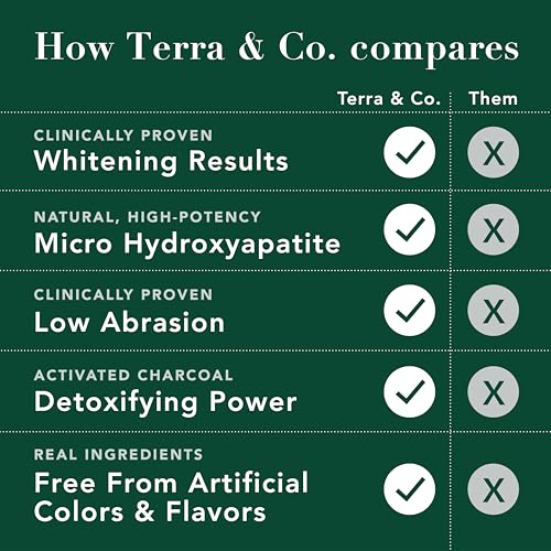 Whitening Toothpaste with Hydroxyapatite & Bamboo Charcoal - Mint, 3.4 oz, Pack of 2