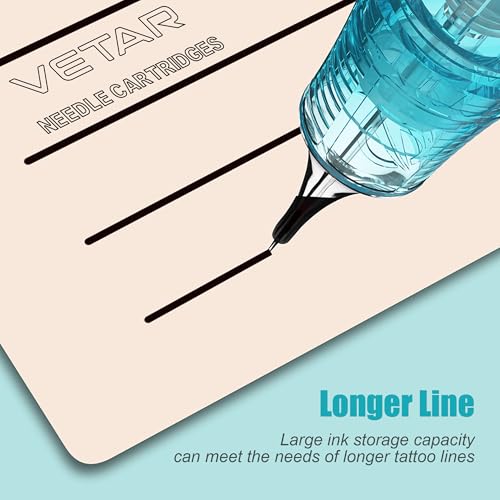 Jconly Vetar 1019CML Curved Magnum Tattoo Cartridge Needles 20Pcs #10 Bugpin 0.30mm