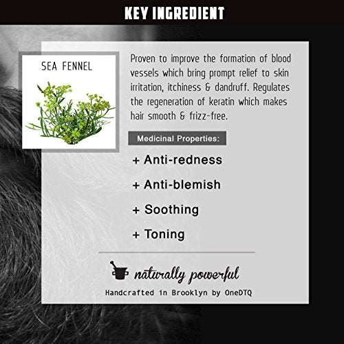 Beard Wash for Itchy Beard & Dandruff – Natural Soothing Shampoo - 4.7 FL OZ