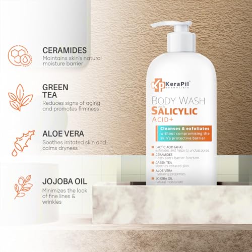 Unscented Salicylic Acid Exfoliating Body Wash - 16 fl oz