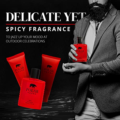 Polar Rouge Set Perfume for Men Gift Set - Inspired by Premium Cologne 100ml x3