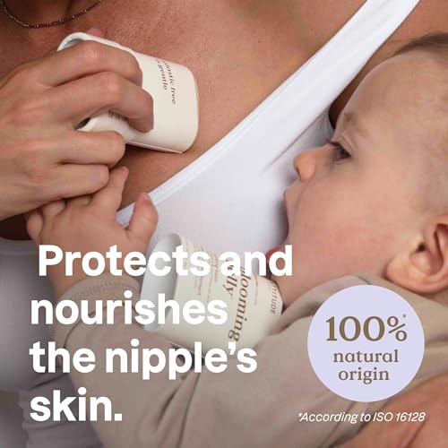 Plastic-Free Nursing Balm Bar - Unscented, 1 Ounce, Vegan & Cruelty-Free - BIO SPECTRA ATTITUDE