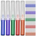 B Rush Interdental Advanced Brush Set 200 Pcs for Braces & Teeth Cleaning - Soft Flossing Picks