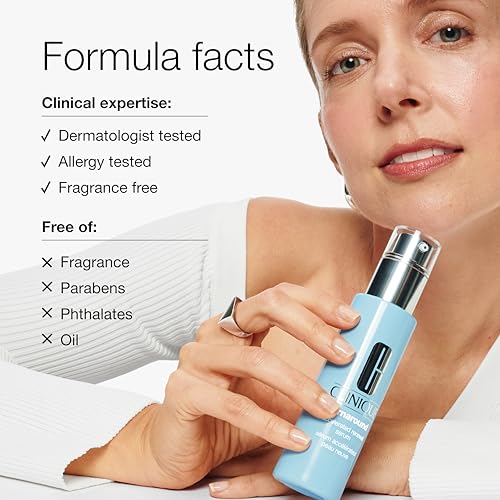 Clinique Turnaround Accelerated Renewal Face Serum For All Skin Types | Exfoliating + Smoothing, 1 Fl Oz