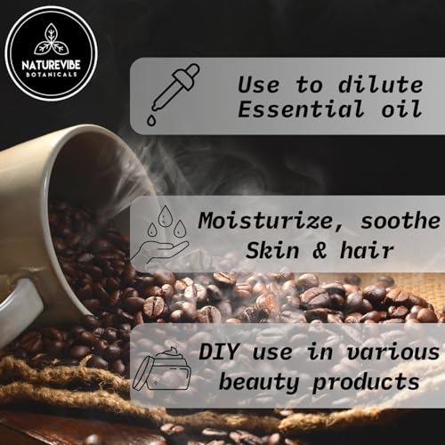Pure Coffee Bean Oil for Skin & Hair Care - 32oz Natural Moisturizer