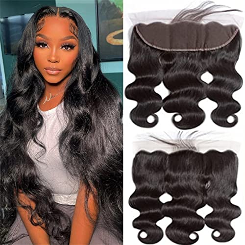 14 Inch Body Wave HD Lace Frontal Human Hair 13x4 Brazilian Virgin Closure