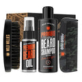 Men's Beard Care Kit with Oil, Shampoo, Comb & Brush - Variation of Beard Care Kit