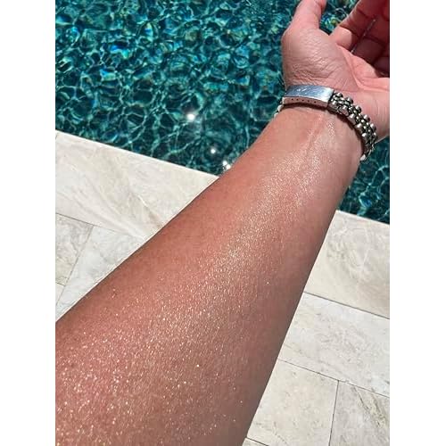 GLIMMER GODDESS Organic Illuminating Shimmer Body & Face Oil ? 24K Gold ? Hydrating Vegan Formula for Radiant Glow ? 4 oz