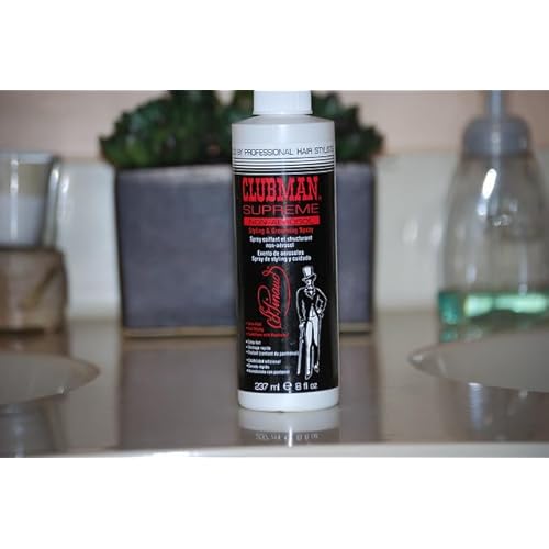 Clubman Supreme Non-Aerosol Styling & Grooming Spray 8 oz (Pack of 4)