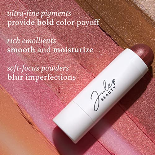 Multi-Purpose Lip and Cheek Color Sticks Duo - Blush & Illuminator for Face