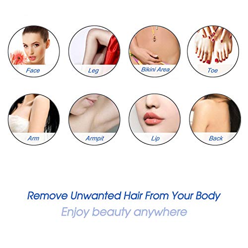 Hard Wax Beads for Hair Removal, Yovanpur Wax Beads for Sensitive Skin, Har Wax Beans for Coarse Hair, Waxing beads for Face, Eyebrow, Body, Bikini, Brazilian At Home 300g (10.5 Oz)/bag (Blue)